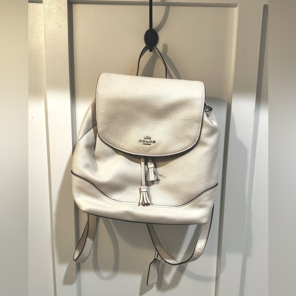 Off white Coach backpack - Picture 1 of 4